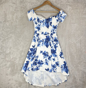 Belinda USA Babydoll Dress Size Small Stretch Botanical Cottagecore Romantic